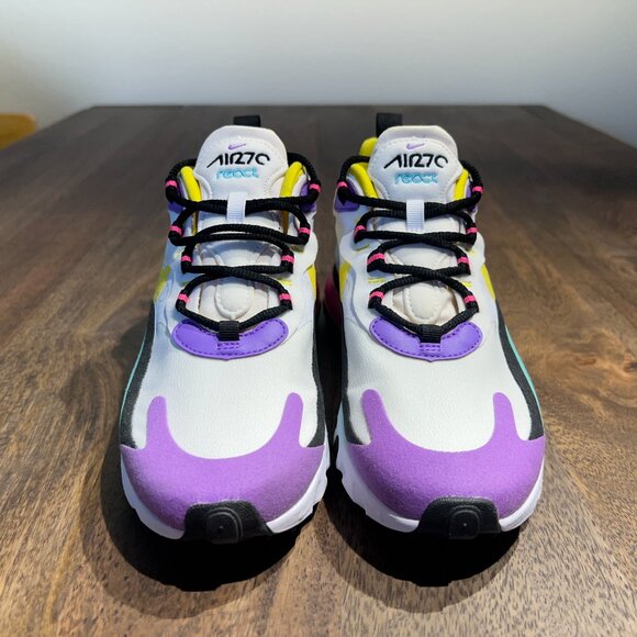 Nike Air Max 270 React “Bright Violet” Women’s Size 7 - Picture 2 of 8